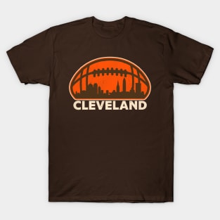 Cleveland Football Skyline T-Shirt